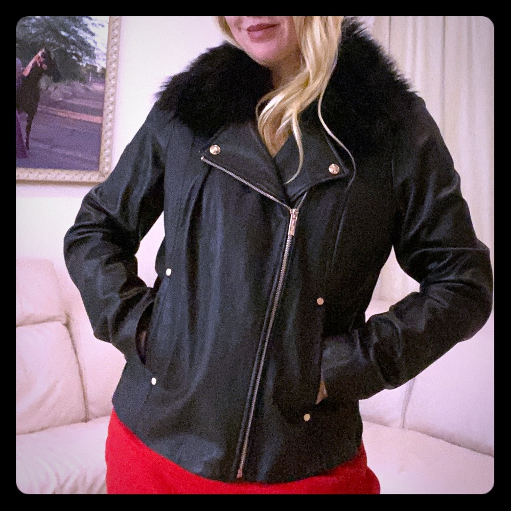 🚨Karl Lagerfeld Leather jacket for fall 🚨